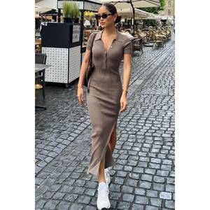 NEW ONEELEVEN women's the time has come dress in brown